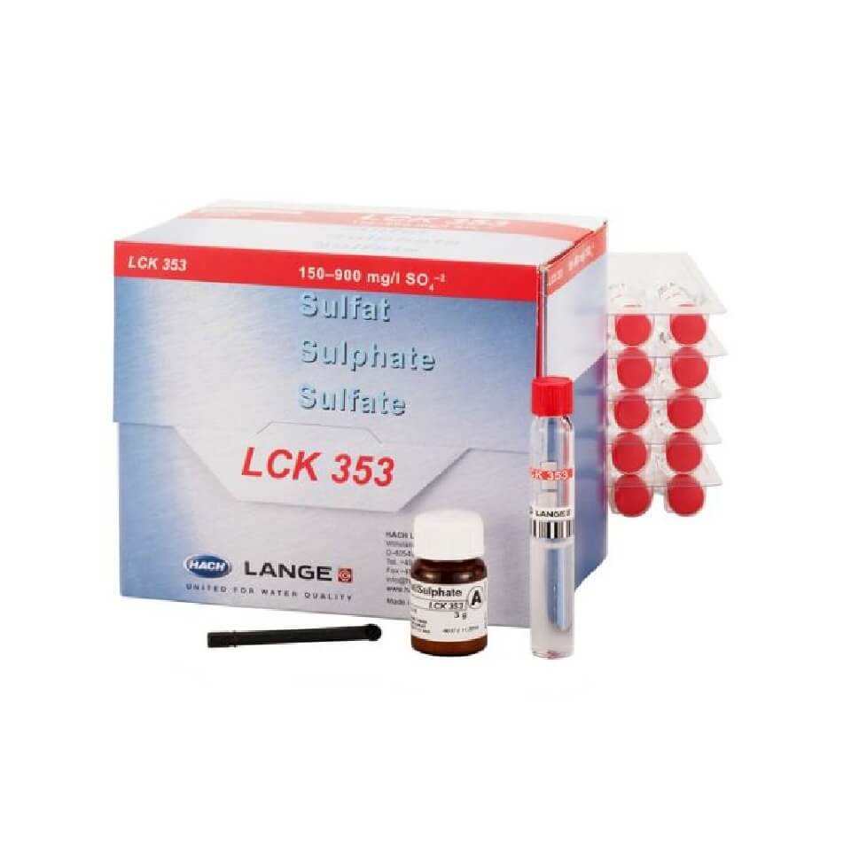 Набор реагентов HACH LCK353 (сульфаты, 150-900 мг/л, 25 тестов)