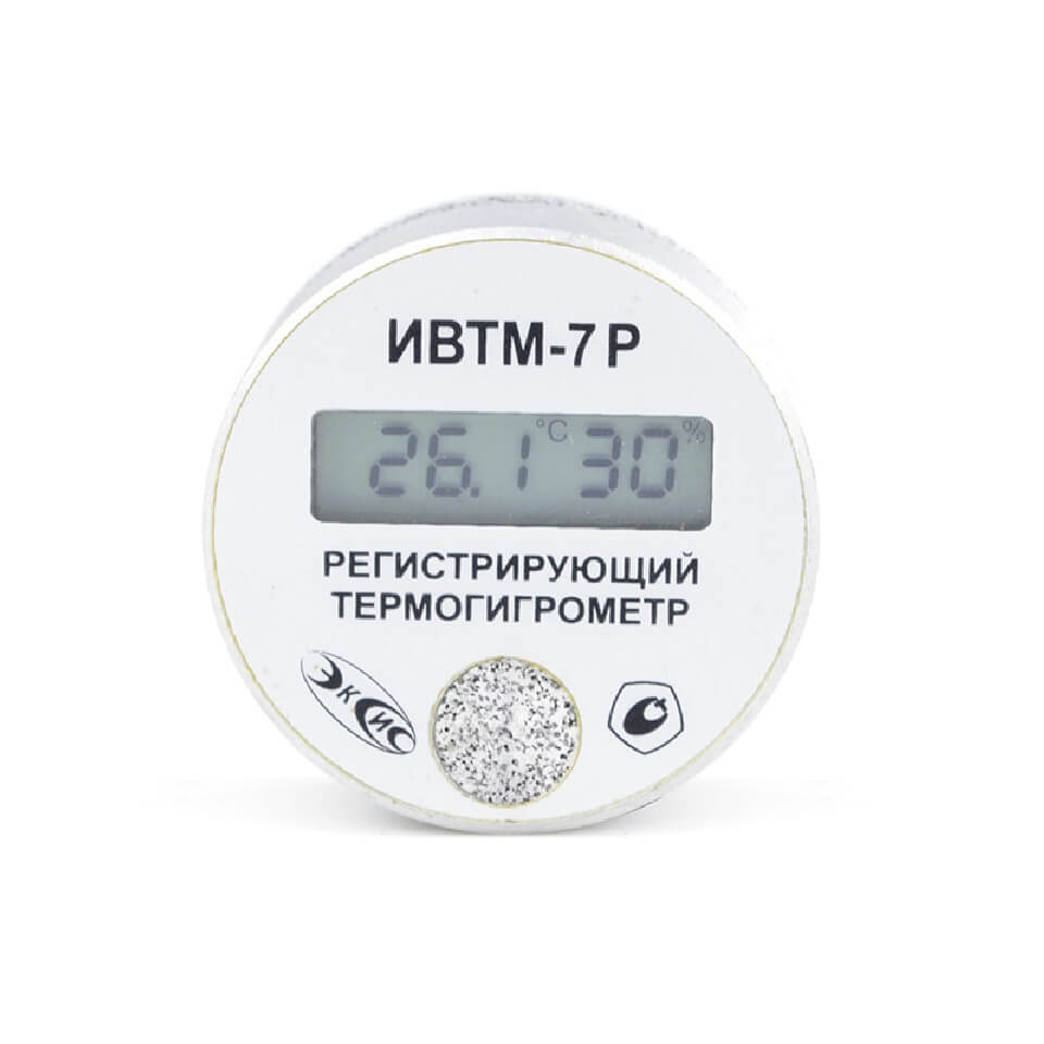 Измеритель-регистратор (логгер) температуры и влажности (термогигрометр) ИВТМ-7 Р-02-И с поверкой