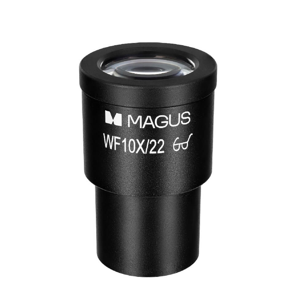 Окуляр MAGUS MES10 10х/22 мм со шкалой (D 30 мм), арт. 82915