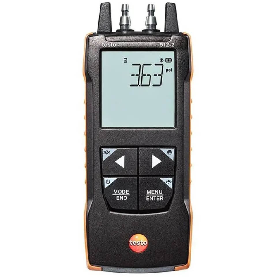 Манометр Testo 512-2 дифференциальный, 0-2000 гПа с поверкой