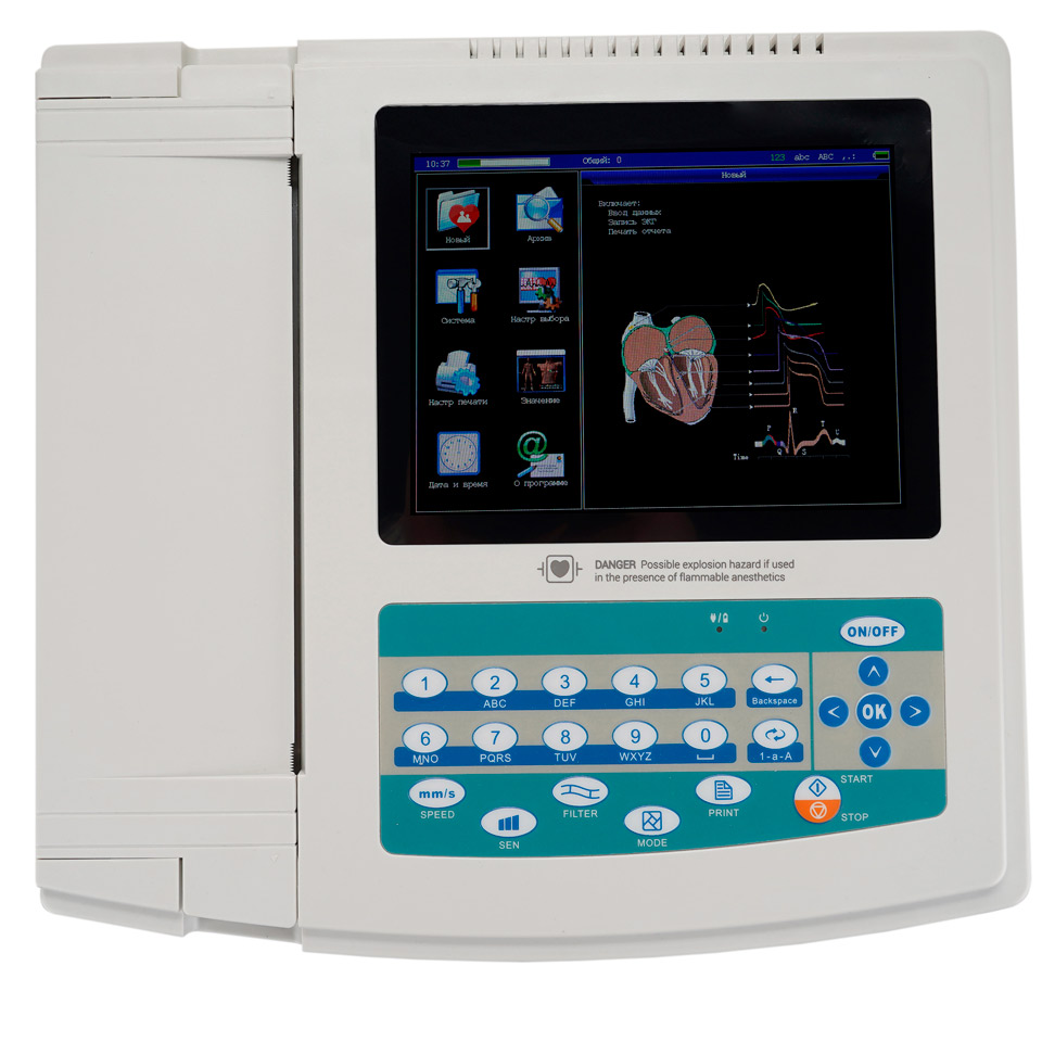 Электрокардиограф Contec ECG1200G (12 каналов)