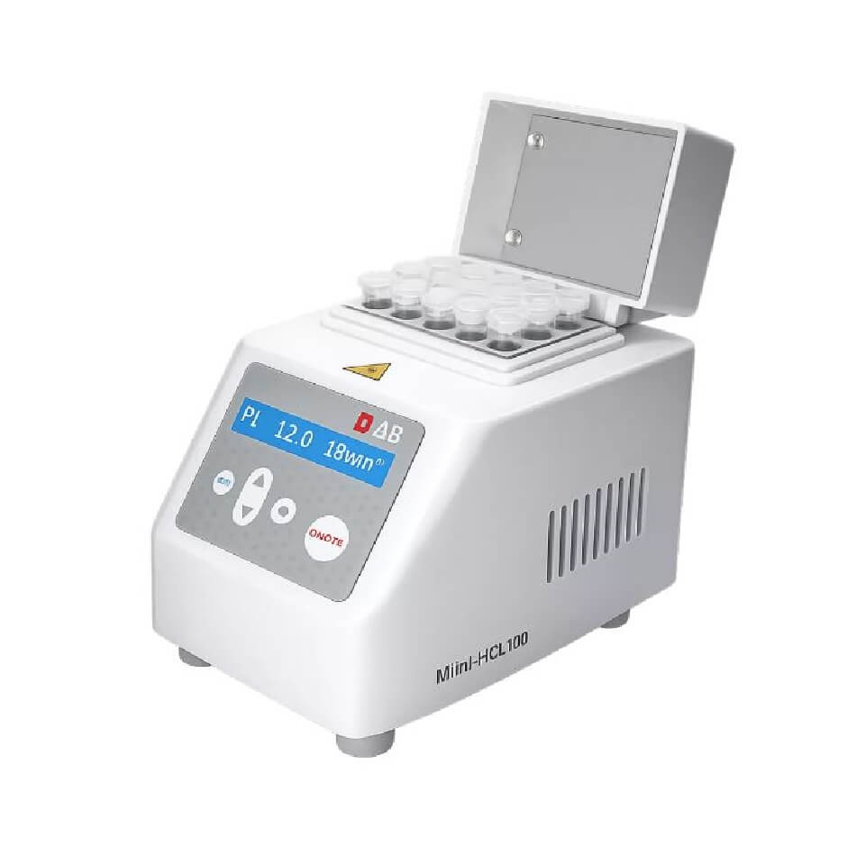 Термостат DLAB Mini HCL100 твердотельный (100 °С, для пробирок от 0,2 до 50 мл) с подогревом и охлаждением крышки, арт. 5018132311